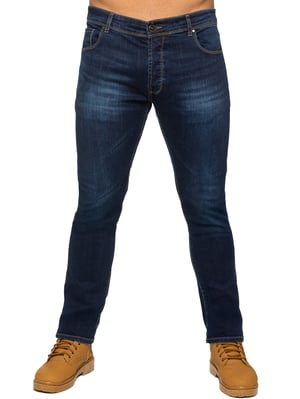 Enzo Heren Slim Stretch Denim Jeans